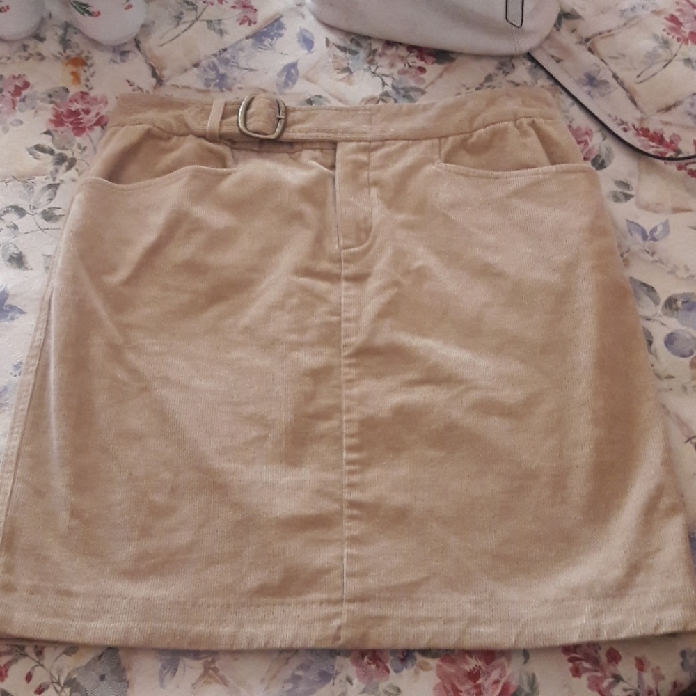 I.N.C. corduroy camel skirt